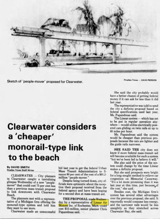 Linear Air Motors - July 1977 Article On Proposal (newer photo)